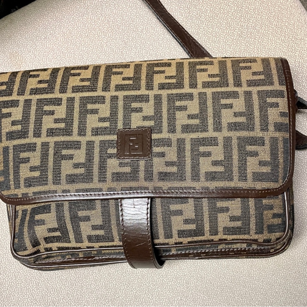 Fendi Zucca Dual Shoulderbags Evc, 80’s View 3